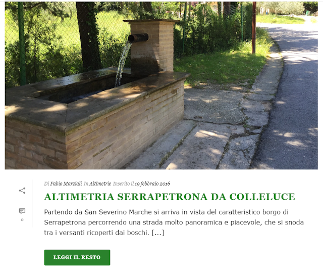 Serrapetrona da Colleluce (da Pedalare con lentezza) Cattura