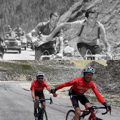 "Ciò che facciamo in salita, riecheggia nell'eternità" Ricognizione sul percorso della 6° tappa Giro d'Italia 2021 183607355 129378969236558 3554500050701894996 N