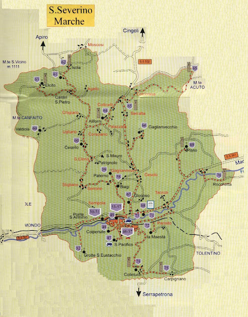 La strada delle torri: il Castello di Serralta Mappa4