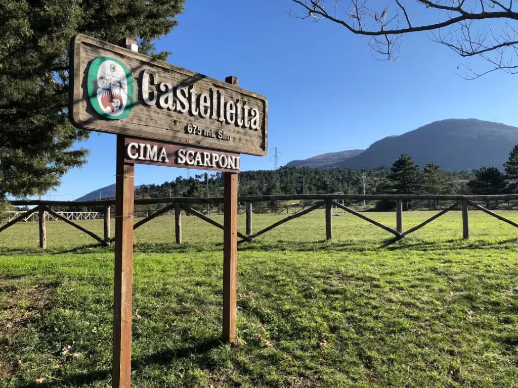 Castelletta - Cima Scarponi castelletta area picnic
