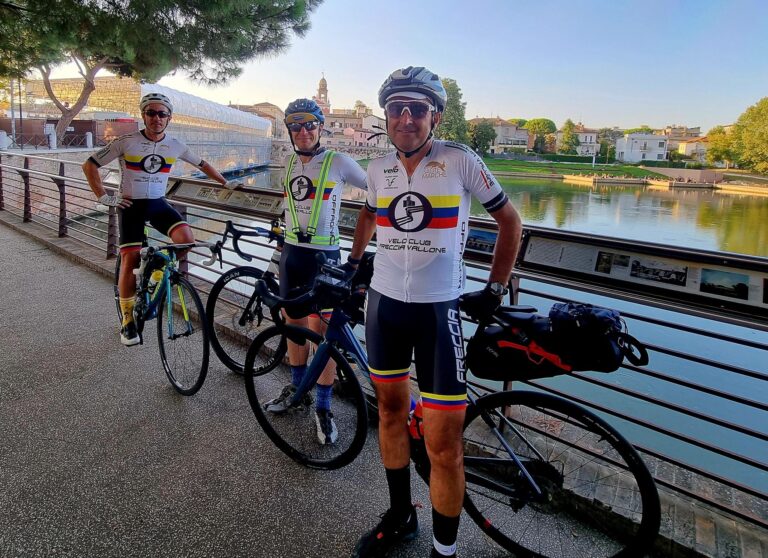 rimini partenza al ponte di tiberio